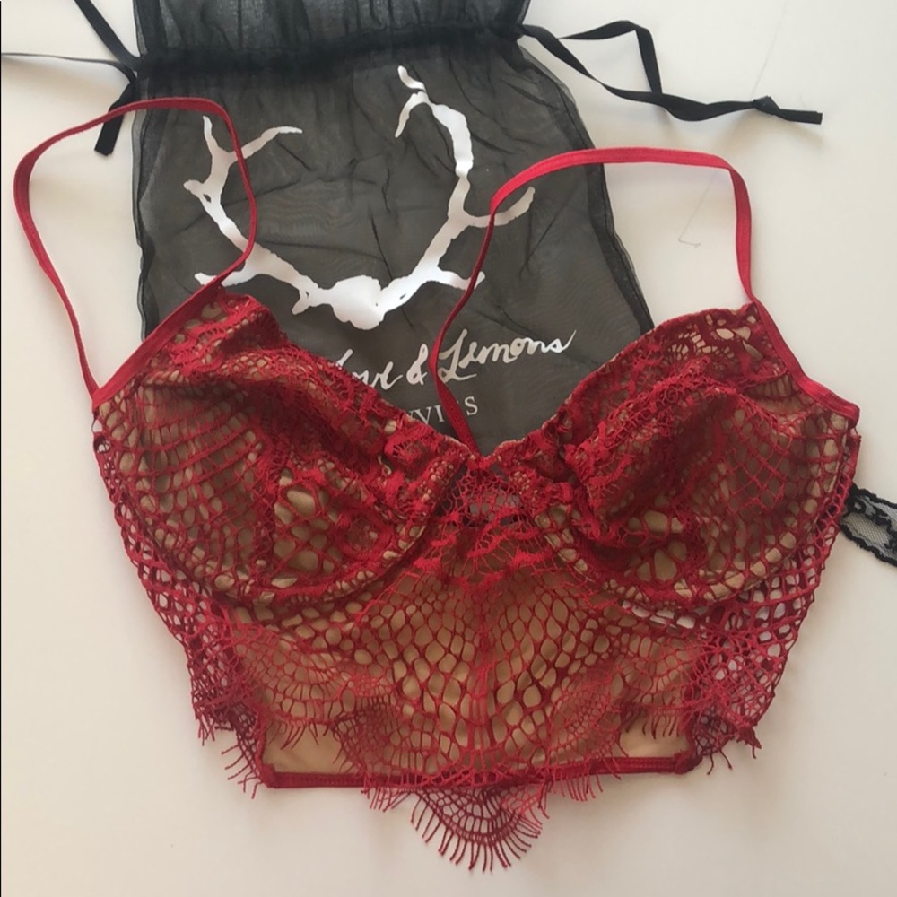 For Love & Lemons Red Skivvies